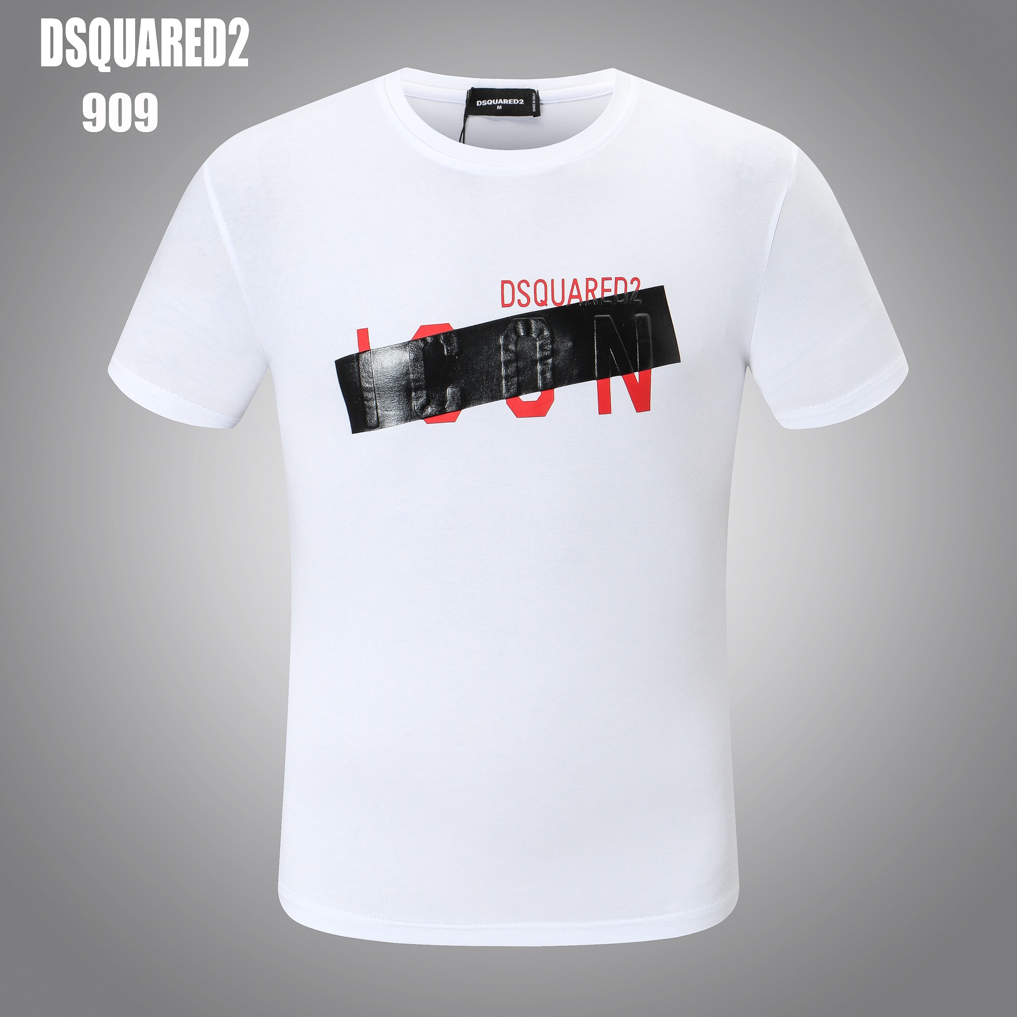 Summer Dsquared2 Street Hip-Hop Short T-shirt Cotton ICON Casual Tee Men