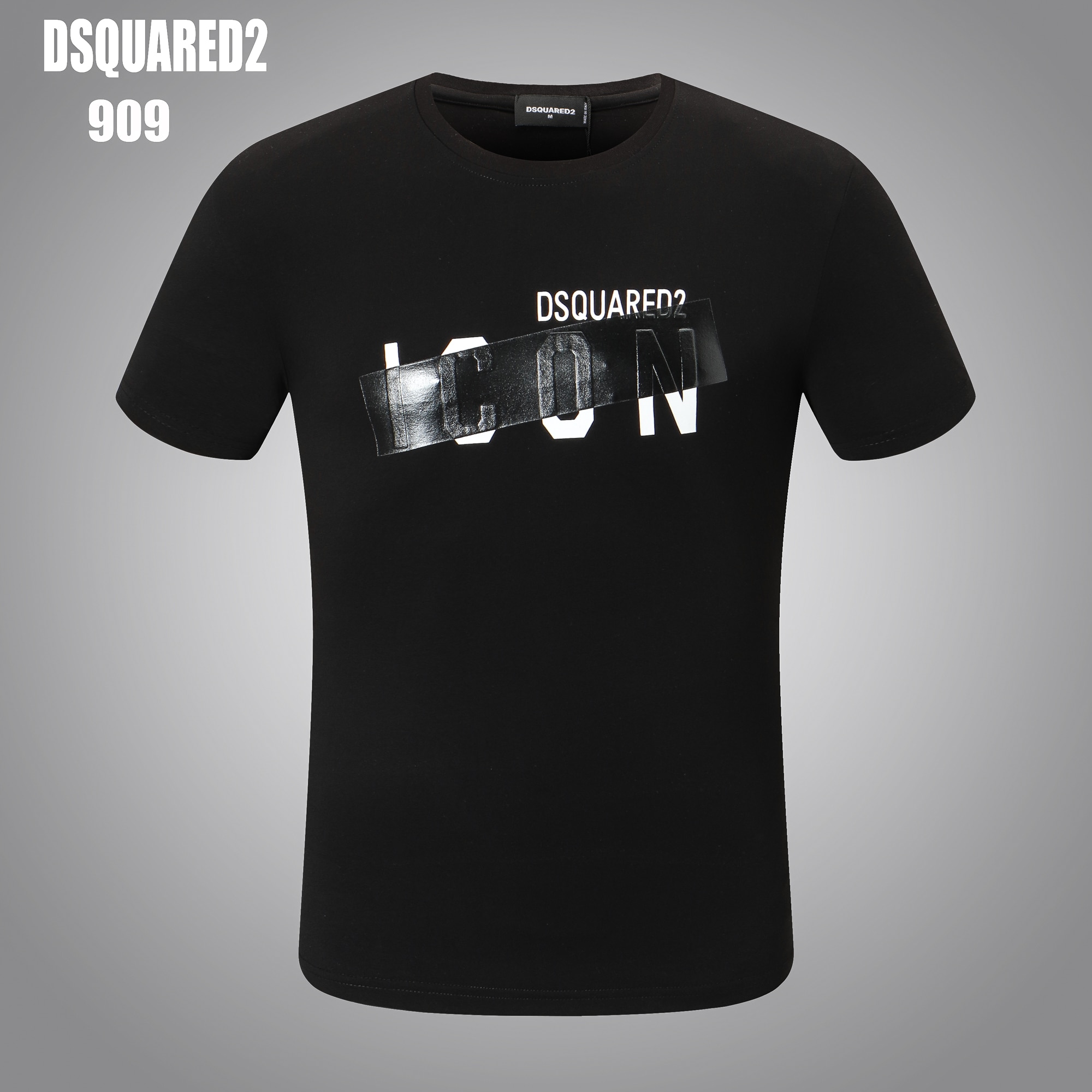 Summer Dsquared2 Street Hip-Hop Short T-shirt Cotton ICON Casual Tee Men