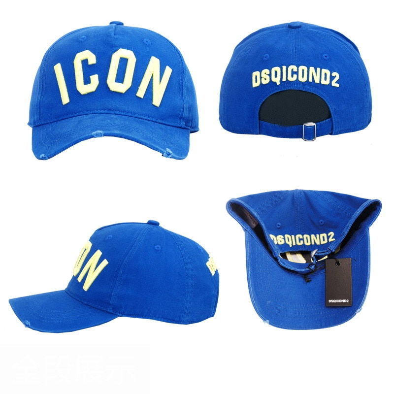 DSQICOND2 Brand Fashion ICON Cotton Mens Baseball Cap Women Snapback Hat DSQ Hat