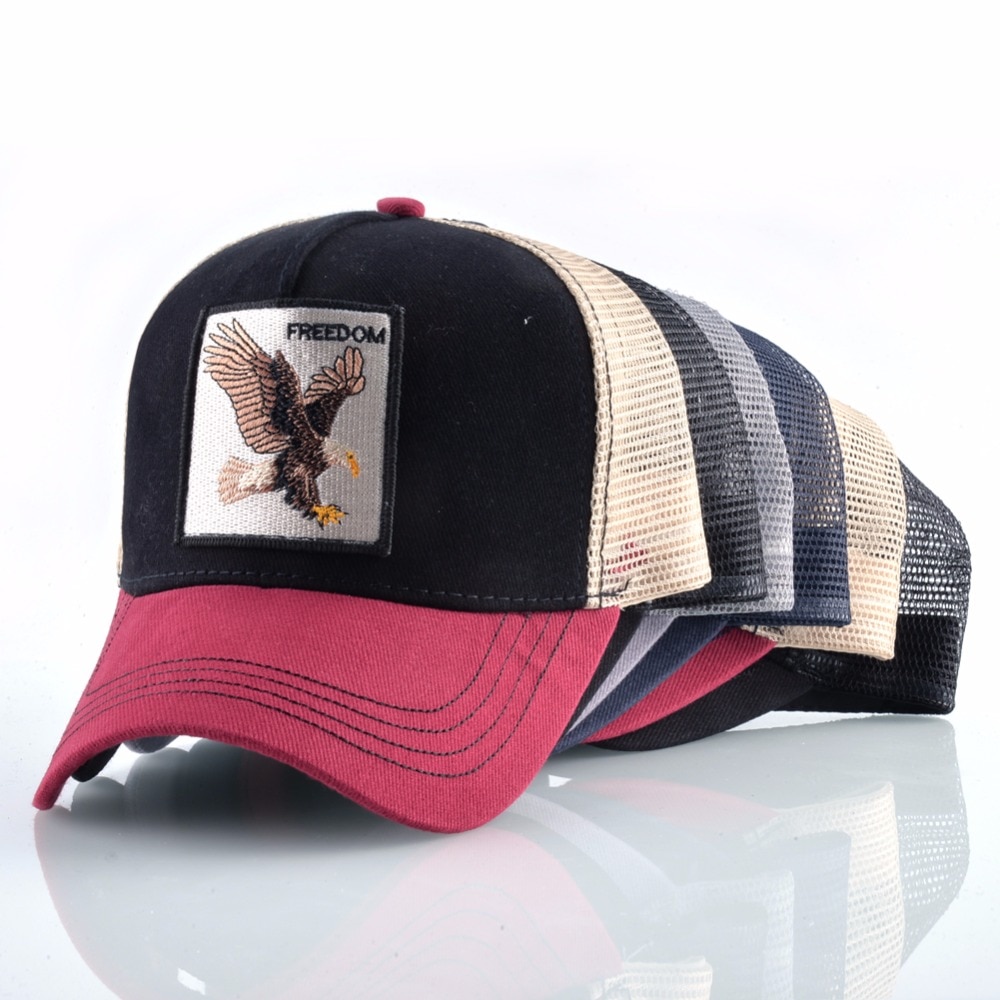 Fashion Animals Baseball Caps Men Women Snapback Hip Hop Hat Summer Breathable Unisex Streetwear